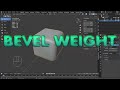 Blender Tutorial - Bevel weight