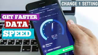 How to get faster mobile data speed when you change simple settings. Howtosolve.