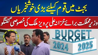 Good News for Pakistani People in Budget 2024-25 | Ali Pervaiz Malik Exclusive Talk | 24 News HD