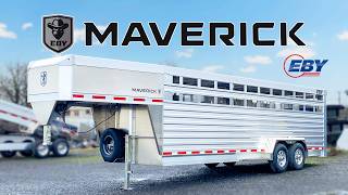 Check out the ALL NEW EBY Maverick livestock trailer!