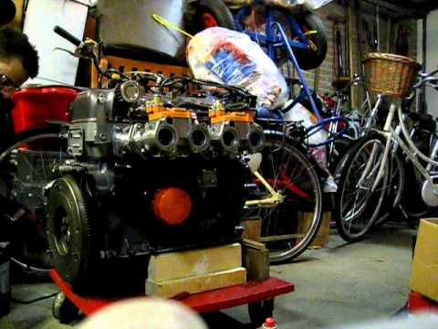 Rebuilt 2T-B Engine Tested - YouTube