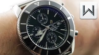 Breitling Superocean Heritage II Chronograph Green Dial A133121A/L536 Luxury Watch Review