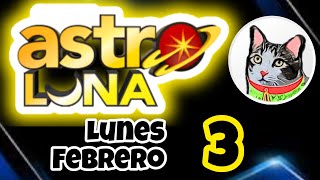 Resultado SUPER ASTRO LUNA Lunes 3 de Febrero de 2025