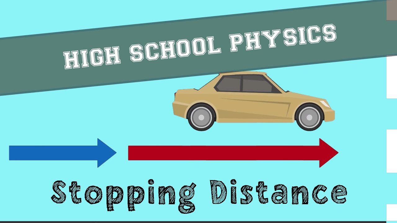 Physics - Forces And Motion - Stopping Distance - YouTube