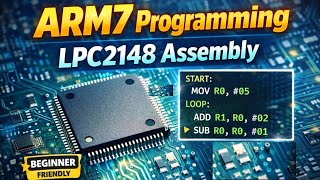 Toggle Case of a Null-Terminated String in ARM7 Assembly (LPC2148) | ASCII Logic Explained