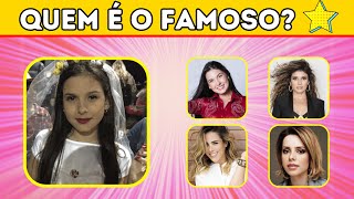 QUIZ DOS FAMOSOS | ADIVINHE QUEM É O FAMOSO PELA FOTO DE CRIANÇA #quiz #atriz #cantor #enquete