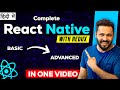 React Native full Course with Redux in Hindi | Complete React-native in One Video!