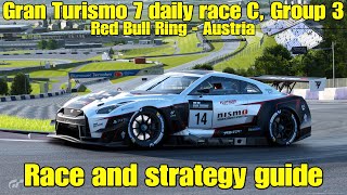 Gran Turismo 7 daily race C race and strategy guide...Group 3 - Red Bull Ring Austria