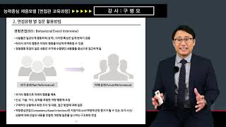 [능력중심채용모델] 면접관 교육과정 Module4(면접유형별 질문 활용 방법)