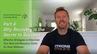 Part 4 Why Recovery is the Secret to Success (Recording)