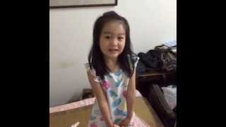 A 5-year-old Chinese girl is suddenly singing a Thai song