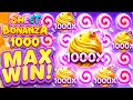 HE HIT THE INSANE $250K MAX WIN ON SWEET BONANZA 1000!