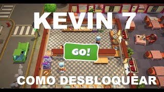 OVERCOOKED 2 - COMO DESBLOQUEAR A FASE SECRETA KEVIN 7 (COMBO SOLO 5, CO-OP 7)