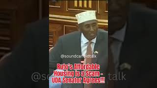 Ruto's Affordable Housing is a Scam - UDA Senator Agrees #SCT News #kenya News #ktn News #citizen