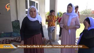 Dosya Taybet ŞENGAL Meclisa Gel a Borik li malbatên hewcedar alîkarî belav kir