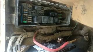 Bobcat fuse box location & starter relay location