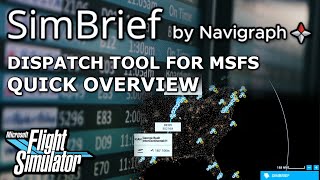 All about NEW SIMBRIEF DISPATCH TOOL INTEGRATION for MSFS in 5 MINUTES