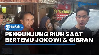 Puluhan Pengunjung RM Ayam Goreng Mbah Karto Sukoharjo,Riuh Saat Bertemu Wapres Gibran \u0026 Joko Widodo