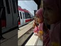 siapa yg udah pernah naik kereta lrt 💕 lrt keretaapi keretacepat viral shorts