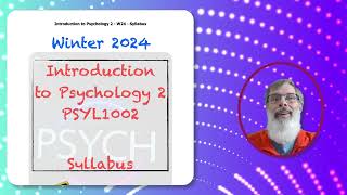 SteveMillers Psych2 Syllabus W24