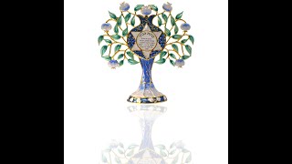 Cohen Tsemach art \u0026 Gift ,Hebrew Tree of life Home Blessing Judaica Hand-Painted