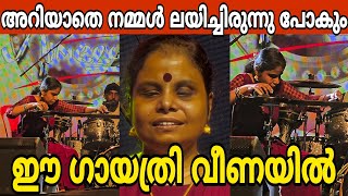 വൈക്കം വിജയലക്ഷ്മി ചേച്ചി ഗായത്രി വീണ വായിക്കുന്നത് കണ്ടിട്ടുണ്ടോ | CINEMA TALKIES LIVE |