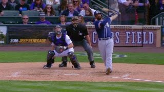 SD@COL: Kemp delivers a long three-run home run