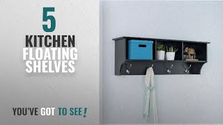 Top 10 Kitchen Floating Shelves [2018 ]: Prepac Entryway Cubbie Shelf, Black