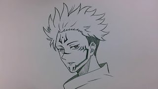 Menggambar anime | Itadori Yuji [jujutsu kaisen] step by step