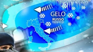 METEO AVVISO- Una grande ondata di gelo e neve invaderà l'Italia Ecco quando e dove