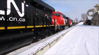 Three New CN GE Locomotives Erie, PA 1 25 15 By Jim Gray