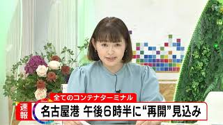 名古屋港コンテナターミナル 6日午後6時半までに5カ所全てで作業再開見込み サイバー攻撃でシステム障害