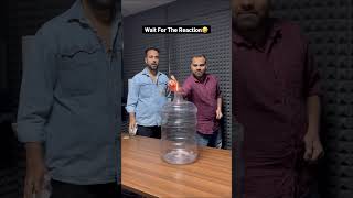 Science experiment with MR sir 🔥 I Combustion of ethanol #shorts #experiment #scienceexperiment