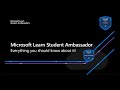 Microsoft Learn Student Ambassador | Everything you should know about it!!!!