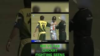 cricket fighting seens INDIA vs Pakistan