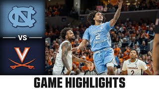 North Carolina vs. Virginia Game Highlights | 2023-24 ACC Men's Basketball