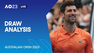 LIVE | AO23 Draw Analysis | Australian Open 2023