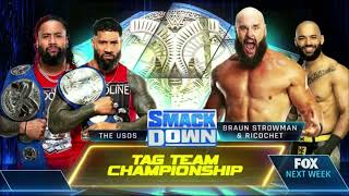 WWE Smackdown February 10, 2023 Official Match Card