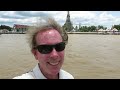 On a Sports Travel Day, THE GOAT on a boat - in Thailand. Check Out the View, Bougaloo!