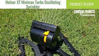 Melnor XT MiniMax Turbo Oscillating Sprinkler Review | Gardening Products Review