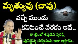 మృత్యువు చావు వచ్చే ముందు కనిపించే నరకం ఇదే By Sri Chaganti Koteswara Rao BEST Speeches Latest 2022