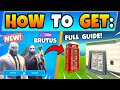 Fortnite BRUTUS BRIEFING CHALLENGES! - SHADOW and GHOST + ID Scanners (Battle Royale Season 2)