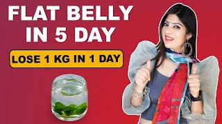 Flat Belly/Stomach In 5 Days(In Hindi)| Tulsi/Basil Tea | How To Lose Weight Fast | Dr. Shikha Singh