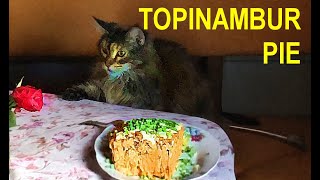 Topinambur pie recipe. Swans reaction to drone. Country life ASMR