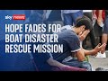 Greece: Hope dwindles for any missing survivors of the migrant boat disaster