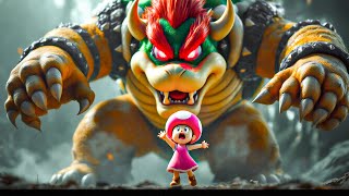 Toadette Is in Big Danger, Luigi Defeats Bowser to Save Her