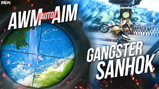 AWM AUTO AIM + KETEMU GANGSTERR PENGHUNI SANHOK !! RYAN PRAKASHA PUBG PC