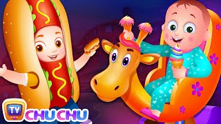 Food Alphabet ABC Phonics Song - A For Apple Pie - ChuChu TV Toddler Learning Videos