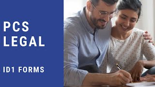 What are Land Registry ID1 Forms ? (UK)