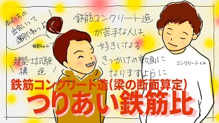 建築士試験【構造095】RC造のつりあい鉄筋比について（vol.0275）